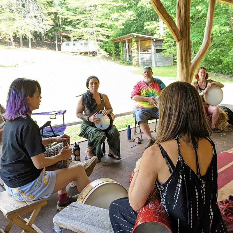 a drum class